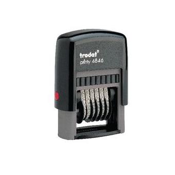 Carimbo Numerador Automático Trodat Printy 4864 Preto, Cinzento 27 (A) X 4 (I) Mm - 1