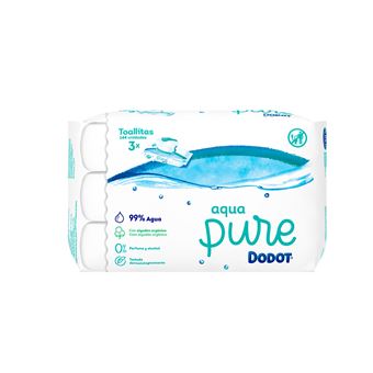 Recarga Toalhitas Dodot Pure | 3 x 48 Unidades - 1