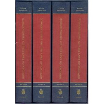 Commentaries on the Laws of England, A Facsimile of the First Edition of 1765-1769 - 1