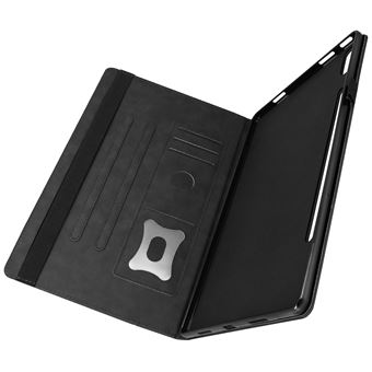 Capa Fólio Avizar Para Lenovo Tab P12 Pro Com Função Carteira E Suporte Video Preto - 1