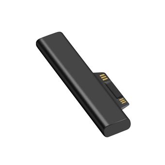 Adaptador Avizar de Conector USB-C Fêmea para Microsoft Surface Pro 7 / 6 / 5 / 4 - Preto - 1