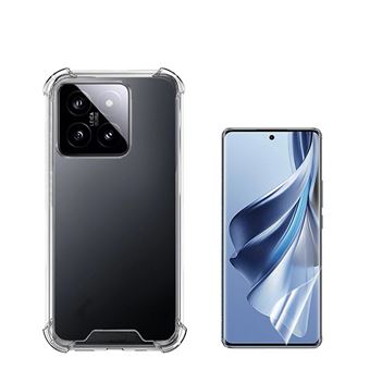 Kit Capa SuperProtect Anti-Shock + Pelicula Hydrogel Frente Phonecare para Xiaomi 14 - Transparente - 1