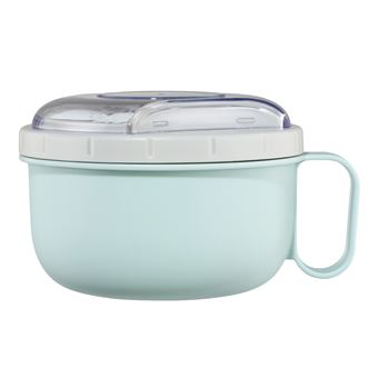 Recipiente de Almoço Hama 00181583 | Cinzento, Azul claro, Transparente, Branco - 1