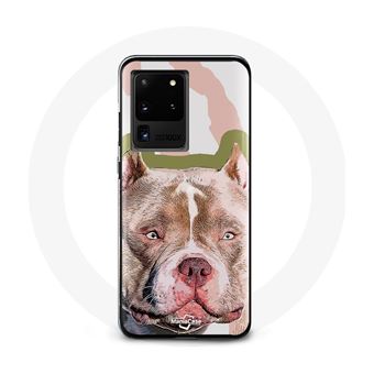 Capa Maniacase para Samsung Galaxy S20 Ultra Cão Pitbull Castanho - 1
