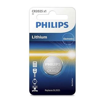 Pilha Lítio Philips CR2025/DL2025 | 3V/57mAh - 1