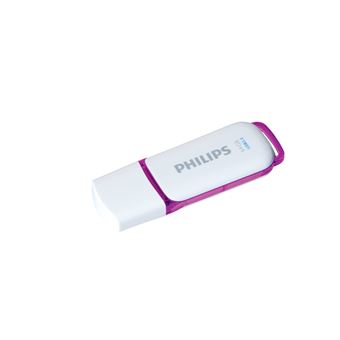 Unidade de Memória Usb Philips Unidade Flash USB FM64FD75B/10 | Violeta, Branco - 1