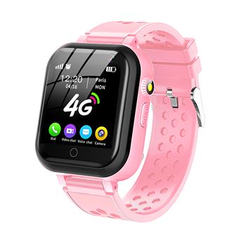 Smartwatch DAM T16 4G GPS |  localizador Wifi e LBS Chamada de vídeo |  Micro Chat |  Botão SOS - Rosa - 1