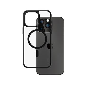 Capa para Telemóvel PanzerGlass CARE™ by PanzerGlass® Urban Combat Case Transparent w. Black MagSafe iPhone 15 Pro Max | Preto - 1