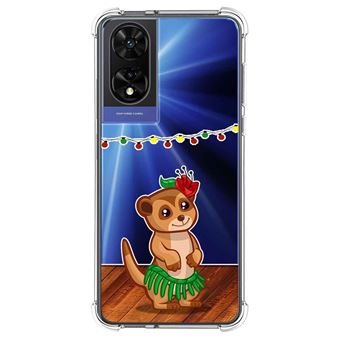 Capa de silicone TUMUNDOSMARTPHONE para TCL 505 | transparente desenhos Meerkat - 1