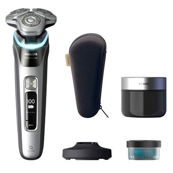 Máquina de Barbear Philips i9000 Prestige XP9204/30 Máquina de barbear elétrica a húmido/seco com SkinIQ | Prateado - 1