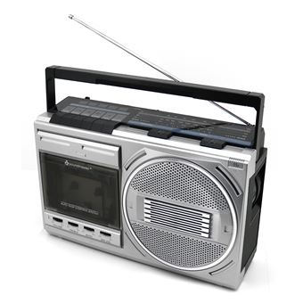 Leitor de Cassetes Soundmaster RR20SI | Prateado - 1