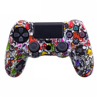 Capa HSMY Silicone Anti-Queda para Comando PS4/Slim/Pro - Multicolorido 7 - 1