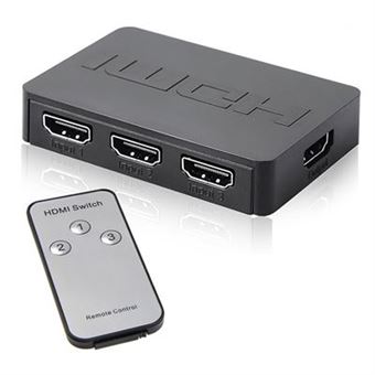 Comutador Switch HUB HDMI 3 Portas | Controlo Remoto Orysin - 1