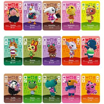 Pack 15 Cartões NFC zhishang para Animal Crossing | Compatível com Nintendo Switch Amiibo / Switch Lite / Wii U | Mkp46 - 1