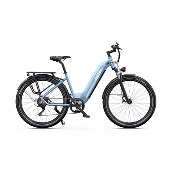 Bicicleta Elétrica Urbana OneSport OT05 | 27,5" | 250W | 36V | 18,2Ah | 25km/H | Aplicação | Azul brilhante - 1