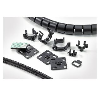 Hellermann Tyton 161-64006 mola para prender cabos Preto 50 peça(s) - 1