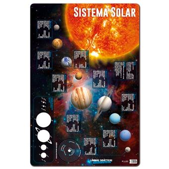 Base Didática ERIK Ldpp-230 | Sistema Solar | 60X40cm - 1