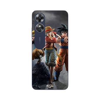 Capa Maniacase para Oppo A17 | Sangoku naruto Luffy one piece Dragon Ball z 3D Anime manga - 1