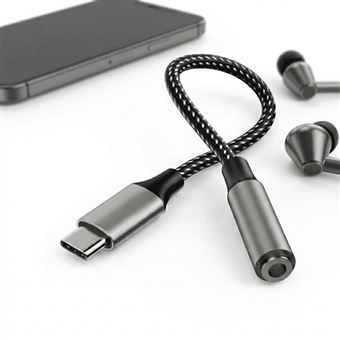 Adaptador USB-C para Fones Jack 3.5mm (Chip DAC) NEDISDERTIS | Compatível com iPhone e Samsung - 1