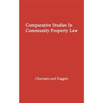Comparative Studies in Community Property Law - Hardback - 1977 - 1