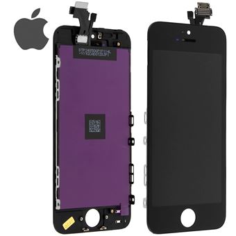 Ecrã LCD Apple para iPhone 5 com Bloco Completo Tátil Compatível Preto - 1