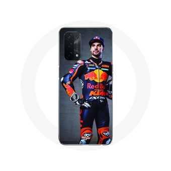 Capa Maniacase para Oppo A74 5G com o tema Miguel Oliveira e o troféu KTM no Moto GP - 1