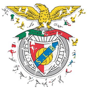 Puzzle de Encaixe Iconic Puzzles Desportos SL Benfica Logo | 270 Peças - 1