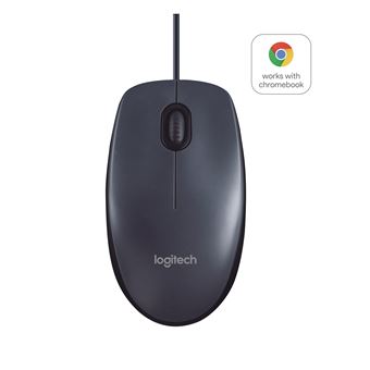 Rato com Fios Logitech B100 | 800 DPI | Preto - 1