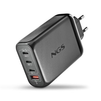 Carregador de Dispositivos Móveis NGS BUD 140W | Preto - 1