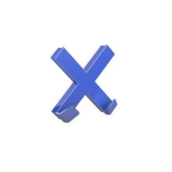 Íman para Frigorífico Dahle MEGA Magnet CROSS XL | Azul - 1