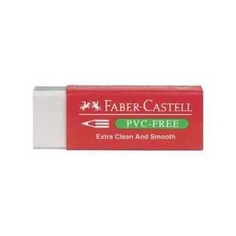 Borracha De Borrar Faber-Castell Sem Pvc Branco - 1