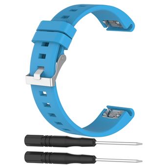 Pulseira de Silicone de Substituição WISETONY para Garmin Fenix5/Forerunner935/Quatix5/5 Sapphire/Approach S60 Azul - 1