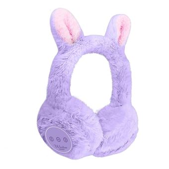 Auscultadores Rabbit Ear Bluetooth Skyhe AH-802 - Lilás - 1