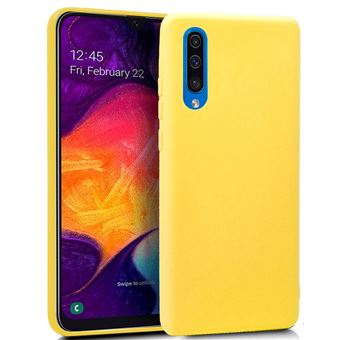 Capa Livro COOL em Silicone para Samsung A505 Galaxy A50 / A30s Amarelo