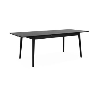 Mesa de jantar sweeek | retangular | extensível de 6-8 lugares | Preto - 1