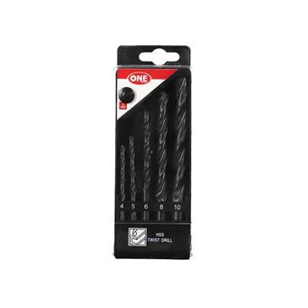 Brocas para Metal Helicoidal de Aço Rápido Toolland | 4, 5, 6, 8, 10 mm - 1