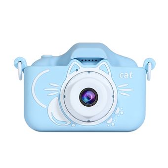 Máquina Fotográfica para Crianças CO-Phénix H5 Full HD | Gato Azul | 32G | 600 mAh - 1