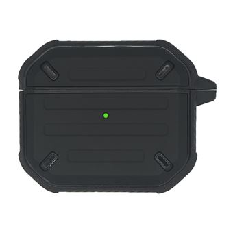 Capa e TPU leve, à prova de choque com chaveiro, preto Magunivers para AirPods 3 - 1