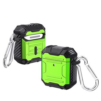 Capa e TPU à prova de choque com chaveiro, luz verde Magunivers para AirPods with Charging Case (2016)/(2019)/AirPods with Wireless Charging Case (2019) - 1