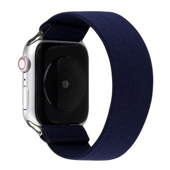 Bracelete de Nylon HSMY Elástico para Apple Watch Series 6/ SE/ 5/ 4 | 40 mm - Azul Escuro - 1