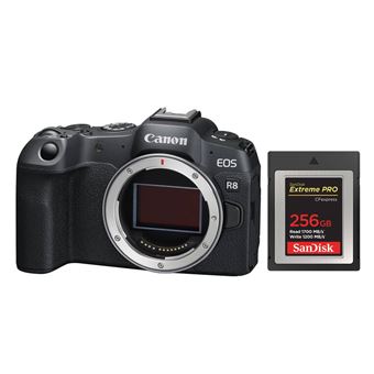 Canon EOS R8 Body+SanDisk 256GB Extreme Pro CF CFexpress Card Type B - 1