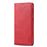 Capa PU estilo retro com titular do cartão vermelho para Samsung Galaxy A50_1