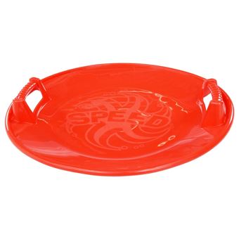 Trenó vidaXL redondo 66,5 cm PP vermelho - 1