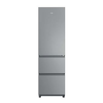 Frigorífico Combinado Haier HTR3518ENMX | 185x54,5x62,2 cm | 303 L | E | Aço inoxidável - 1