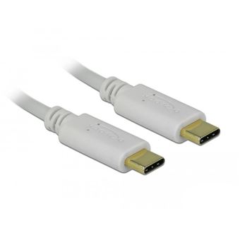 DeLOCK 85815 cabo USB 0,15 m 2.0 USB C Branco