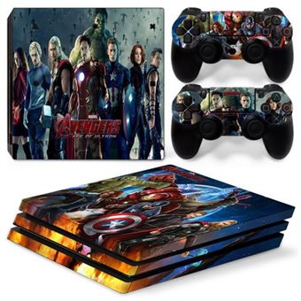 Autocolantes de Proteção Nanlin para Consola e Comando Sony Playstation PS4 Pro nº 37 - 1