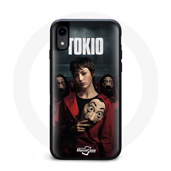 Capa Maniacase para Iphone XR La Casa de Papel Tokyo Máscara - 1