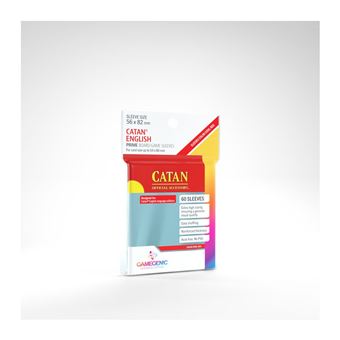 Capas para Cartas Catan Gamegenic PRIME Catan-Sized Sleeves | 56x82 mm - Transparente - 1