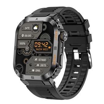 Smartwatch Chronus | Bluetooth | Notificação Push | Rastreamento Outdoor | Pressão | Oxigênio | Preto - 1