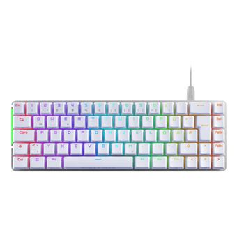 Teclado Gaming com Fios ASUS M602 FALCHION ACE/NXRD/WHT/US/PBT | Branco - 1